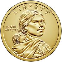 Аверс 1 доллар 2018 года. Джим Торп, США